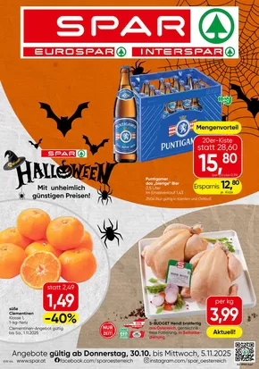 Spar Katalog in Pöllau | Spar flugblatt | 2025-10-29T00:00:00.000Z - 2025-11-12T00:00:00.000Z