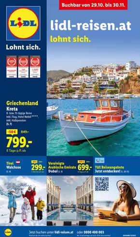 Lidl Reisen Katalog in Innsbruck | Buchbar ab 29.10. | 2025-10-29T00:00:00.000Z - 2025-11-30T00:00:00.000Z