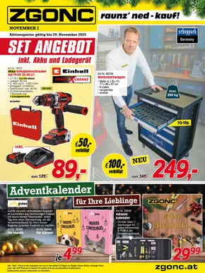 Zgonc Katalog in Lauterach | November I 2025 | 2025-10-30T00:00:00.000Z - 2025-11-13T00:00:00.000Z