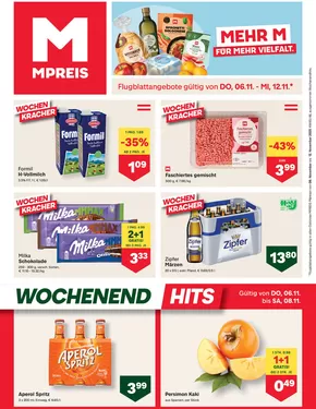 MPreis Katalog in Alland | Exklusive Deals und Schnäppchen | 2025-11-06T00:00:00.000Z - 2025-11-12T00:00:00.000Z