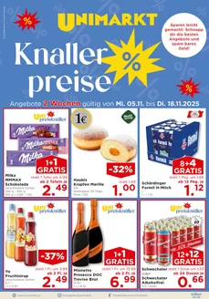 Unimarkt Katalog in Seekirchen am Wallersee | Unimarkt flugblatt | 2025-11-05T00:00:00.000Z - 2025-11-18T00:00:00.000Z
