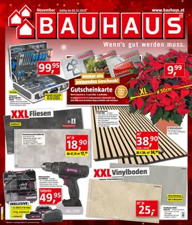 Bauhaus Katalog in Bischofshofen | bauhaus.at | 2025-11-07T00:00:00.000Z - 2025-12-02T00:00:00.000Z