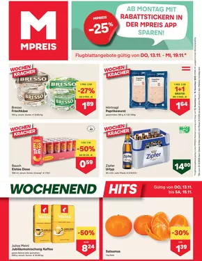 MPreis Katalog | Attraktive Angebote entdecken | 2025-11-13T00:00:00.000Z - 2025-11-19T00:00:00.000Z