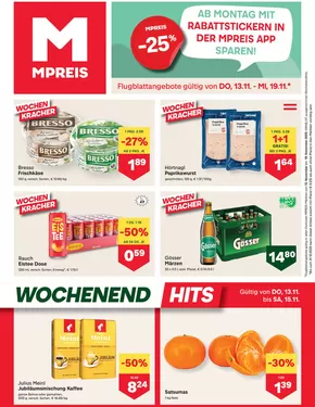 MPreis Katalog | Top-Angebote für alle Schnäppchenjäger | 2025-11-13T00:00:00.000Z - 2025-11-19T00:00:00.000Z