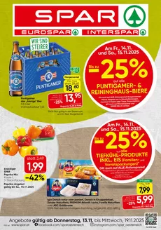 Spar Katalog | Tolles Angebot für Schnäppchenjäger | 2025-11-13T00:00:00.000Z - 2025-11-19T00:00:00.000Z