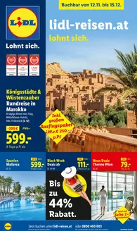 Lidl Reisen Katalog in Graz | Buchbar ab 12.11. | 2025-11-12T00:00:00.000Z - 2025-12-15T00:00:00.000Z