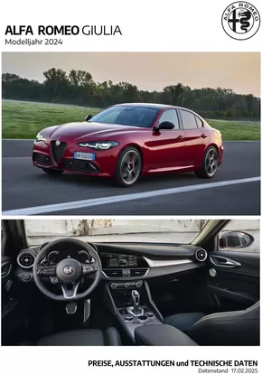 Alfa Romeo Katalog | Alfa Romeo Giulia | 2025-02-20T00:00:00.000Z - 2026-02-20T00:00:00.000Z