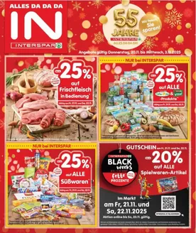 Interspar Katalog in Sankt Johann im Pongau | Rabatte und Aktionen | 2025-11-06T00:00:00.000Z - 2025-12-01T00:00:00.000Z