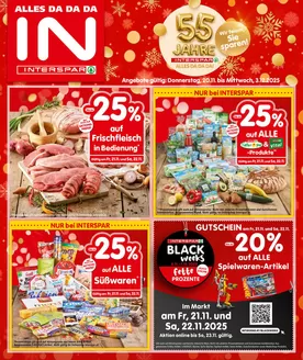 Interspar Katalog in Sankt Johann im Pongau | Jetzt sparen mit unseren Deals | 2025-11-06T00:00:00.000Z - 2025-12-01T00:00:00.000Z