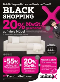 Mömax Katalog in Sankt Johann im Pongau | 20% MwSt. geschenkt auf viele Möbel | 2025-11-18T00:00:00.000Z - 2025-11-25T00:00:00.000Z