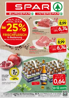 Spar Katalog in Leonding | Exklusive Deals für unsere Kunden | 2025-11-20T00:00:00.000Z - 2025-12-03T00:00:00.000Z