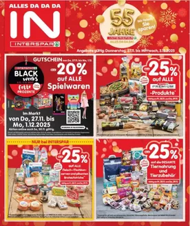 Interspar Katalog in Bruck an der Leitha | Große Auswahl an Angeboten | 2025-11-06T00:00:00.000Z - 2025-12-01T00:00:00.000Z