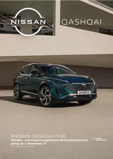 Nissan Katalog in Wiener Neustadt | qashqai preisliste | 2025-12-02T00:00:00.000Z - 2025-12-16T00:00:00.000Z