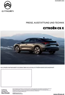 Citroen Katalog in Innsbruck | C5X Produktblatt 2025 12 | 2025-12-01T00:00:00.000Z - 2025-12-31T00:00:00.000Z
