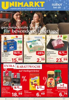 Unimarkt Katalog in Krems an der Donau | Unimarkt flugblatt | 2025-12-10T00:00:00.000Z - 2025-12-16T00:00:00.000Z