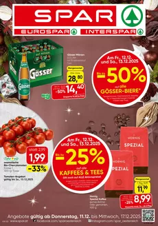 Eurospar Katalog | Tolles Angebot für alle Kunden | 2025-12-11T00:00:00.000Z - 2025-12-17T00:00:00.000Z