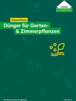 Lagerhaus Katalog in Schwaz | Checkliste dunger | 2025-12-10T00:00:00.000Z - 2025-12-24T00:00:00.000Z