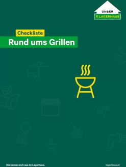 Lagerhaus Katalog in Schwaz | Checkliste rund ums grillen | 2025-12-10T00:00:00.000Z - 2025-12-24T00:00:00.000Z
