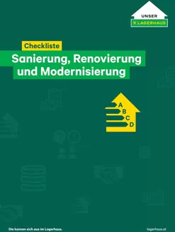 Lagerhaus Katalog in Schwaz | Folder checkliste sanierung renovierung und modernisierung | 2025-12-10T00:00:00.000Z - 2025-12-24T00:00:00.000Z