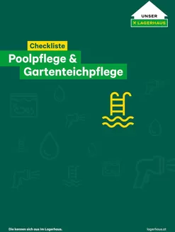 Lagerhaus Katalog in Schwaz | Checkliste poolpflege teichpflege | 2025-12-10T00:00:00.000Z - 2025-12-24T00:00:00.000Z