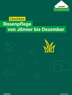 Lagerhaus Katalog in Schwaz | Checkliste rasenpflege | 2025-01-01T00:00:00.000Z - 2025-12-31T00:00:00.000Z