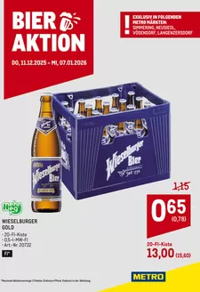 Metro Katalog | Wieselburger Bieraktion | 2025-12-11T00:00:00.000Z - 2026-01-07T00:00:00.000Z