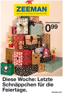 Zeeman Katalog in Vösendorf | Zeeman flugblatt | 2025-12-13T00:00:00.000Z - 2025-12-26T00:00:00.000Z