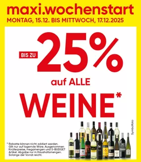 Maximarkt Katalog in Kufstein | Maximarkt flugblatt | 2025-12-15T00:00:00.000Z - 2025-12-17T00:00:00.000Z