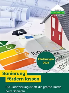 Lagerhaus Graz Land Katalog in Deutschfeistritz | Lagerhaus Graz Land Folder Hausbau und Sanierung fördern lassen | 2026-01-01T00:00:00.000Z - 2026-12-31T00:00:00.000Z
