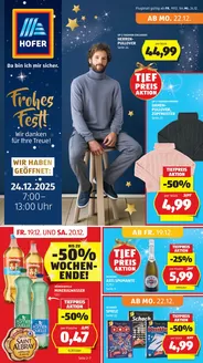 Hofer Katalog | Blättern Sie online im HOFER Flugblatt | 2025-12-19T00:00:00.000Z - 2025-12-24T00:00:00.000Z