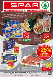 Eurospar Katalog | Tolles Angebot für alle Kunden | 2025-12-18T00:00:00.000Z - 2025-12-31T00:00:00.000Z