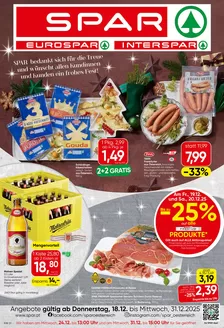 Eurospar Katalog in Linz | Tolles Angebot für alle Kunden | 2025-12-18T00:00:00.000Z - 2025-12-31T00:00:00.000Z