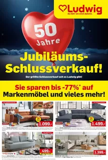 Möbel Ludwig Katalog in Wien | Möbel Ludwig flugblatt | 2025-12-25T00:00:00.000Z - 2026-01-10T00:00:00.000Z