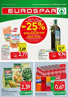 Eurospar Katalog | Angebote Eurospar | 2026-01-01T00:00:00.000Z - 2026-01-15T00:00:00.000Z