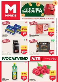 MPreis Katalog in Graz | FB KW04 2026 Tirol | 2026-01-22T00:00:00.000Z - 2026-01-28T00:00:00.000Z