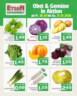 ETSAN Katalog in Wildendürnbach | Jetzt sparen mit unseren Deals | 2026-01-30T00:00:00.000Z - 2026-01-31T00:00:00.000Z