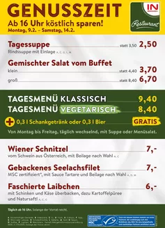 Interspar Restaurant Katalog in Telfs | Happy hour kw7 | 2026-02-09T00:00:00.000Z - 2026-02-14T00:00:00.000Z
