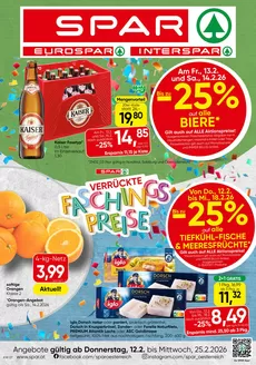 Spar Katalog in Kitzbühel | Aktuelle Schnäppchen und Angebote | 2026-02-12T00:00:00.000Z - 2026-02-25T00:00:00.000Z