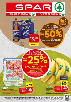 Eurospar Katalog | Tolles Angebot für Schnäppchenjäger | 2026-02-19T00:00:00.000Z - 2026-02-25T00:00:00.000Z