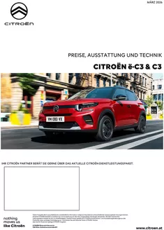 Citroen Katalog | E C3 und C3 Produktblatt 2026 03 | 2026-03-01T00:00:00.000Z - 2026-03-31T00:00:00.000Z