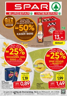 Spar Katalog in Krems an der Donau | Unsere besten Angebote für Sie | 2026-03-12T00:00:00.000Z - 2026-03-25T00:00:00.000Z