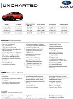 Subaru Katalog in Graz | Top-Angebote für Sparfüchse | 2026-03-28T00:00:00.000Z - 2026-04-11T00:00:00.000Z