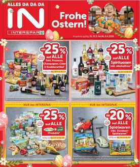 Interspar Katalog in Telfs | Attraktive Angebote entdecken | 2026-03-31T00:00:00.000Z - 2026-04-08T00:00:00.000Z