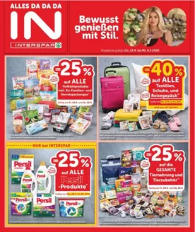 Interspar Katalog in Sittersdorf | Angebote für Schnäppchenjäger | 2026-04-23T00:00:00.000Z - 2026-05-06T00:00:00.000Z