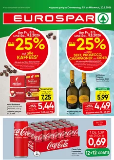 Eurospar Katalog in St. Sigmund im Sellrain | Aktuelle Schnäppchen und Angebote | 2026-05-07T00:00:00.000Z - 2026-05-20T00:00:00.000Z
