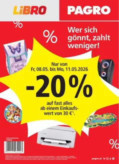 Pagro-Diskont Katalog in Sankt Margarethen bei Knittelfeld | Tolle Rabatte auf ausgewählte Produkte | 2026-05-08T00:00:00.000Z - 2026-05-11T00:00:00.000Z