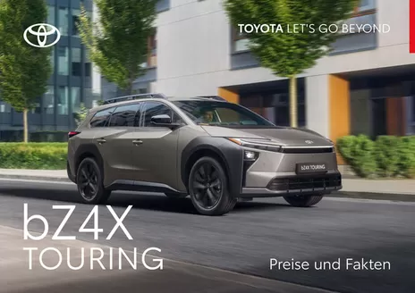 Toyota Flugblatt in  | Bz4x touring | 2026-01-01T00:00:00.000Z - 2026-12-31T00:00:00.000Z