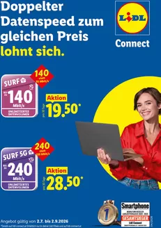 Lidl Flugblatt in Haugsdorf | Lidl Connect | 2026-07-02T00:00:00.000Z - 2026-09-02T00:00:00.000Z