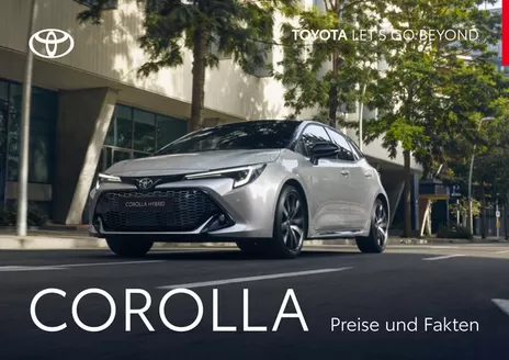 Toyota Katalog in Erl | Corolla | 2026-01-01T00:00:00.000Z - 2026-12-31T00:00:00.000Z