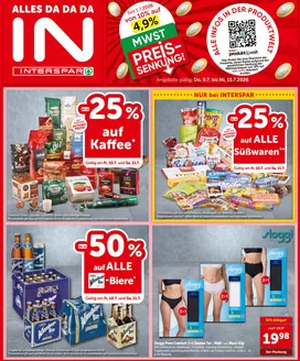 Interspar Flugblatt in  | Tolles Angebot für alle Kunden | 2026-07-09T00:00:00.000Z - 2026-07-15T00:00:00.000Z